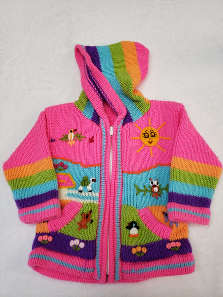 Alpaca Knit Sweater Jacket