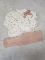 Shabby Chic Waffle Knit 2pc Outfit