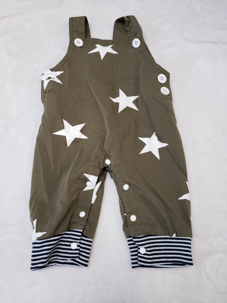 Army Green Star Overalls
