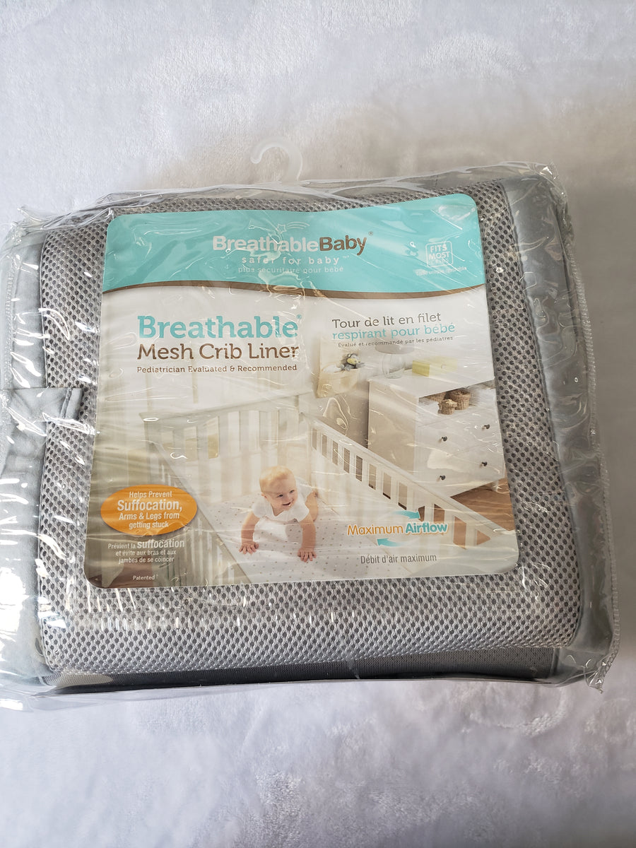 Breathable Baby Mesh Crib Liner – Twice Loved Children's Consignment  Boutique