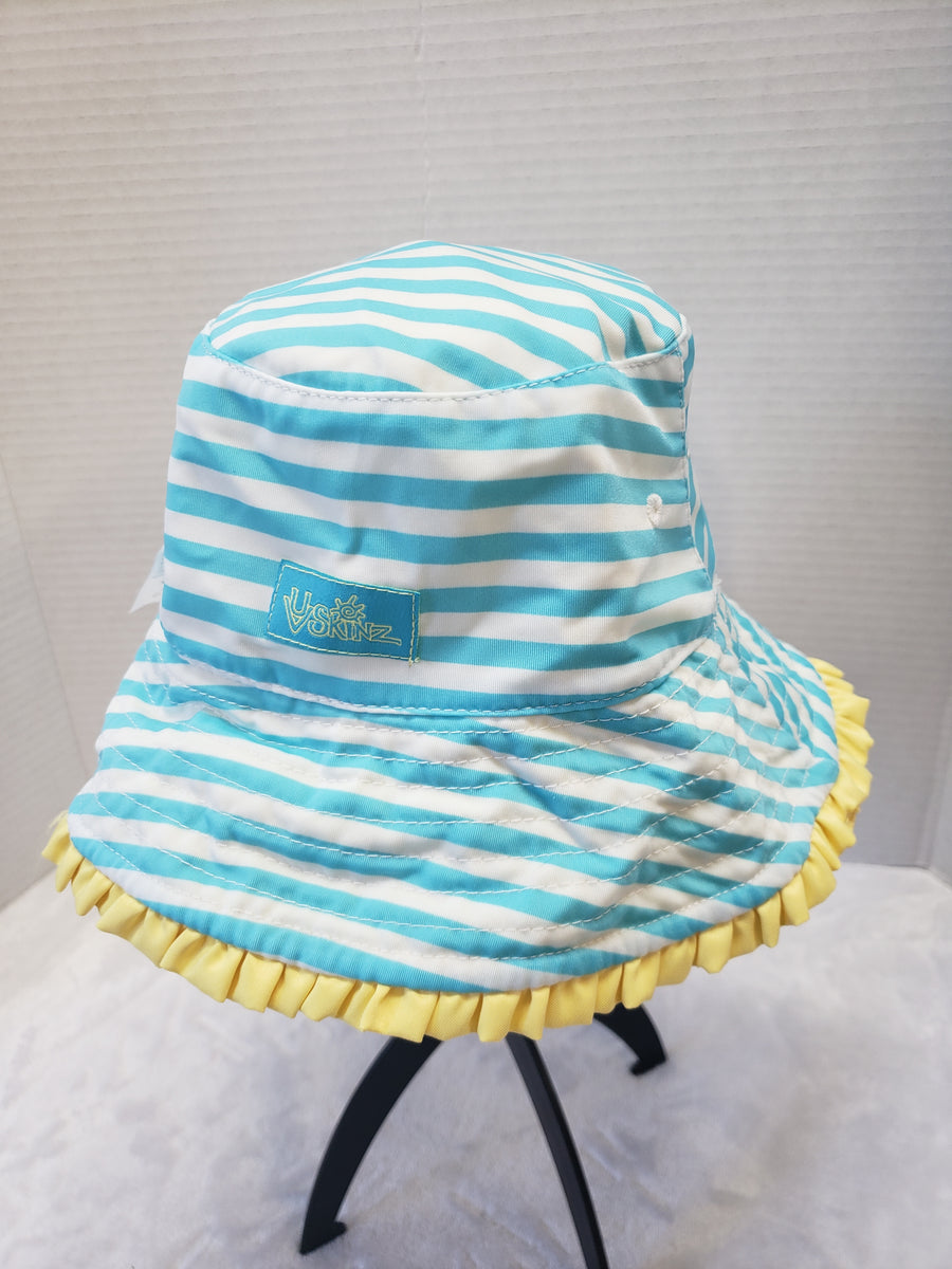 UV Skinz Blue Bucket Hat 50+ UPF Size 4T