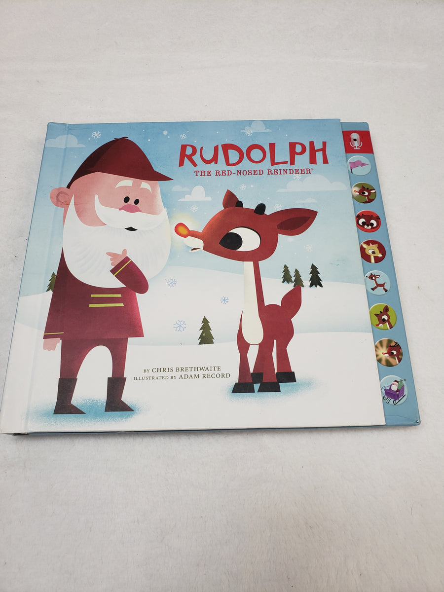 Rudolph The Red Nosed Reindeer Recordable Book – Twice Loved Children's ...
