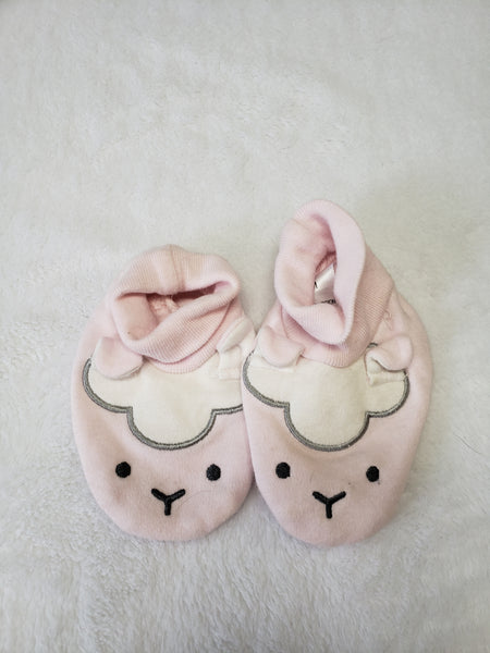 Pink Lamb Slippers