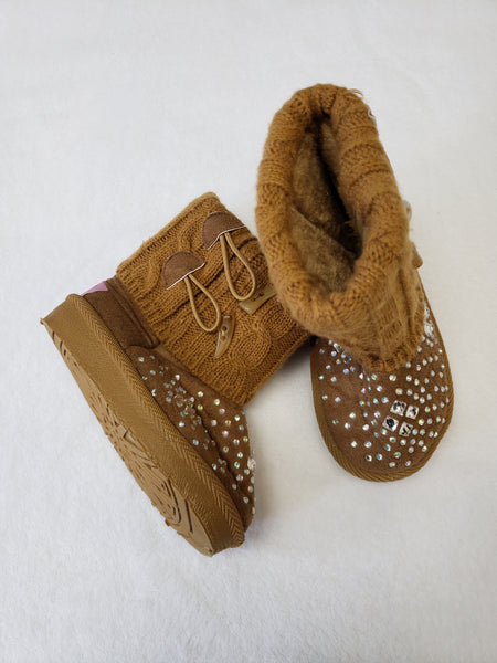 Uvita Fleece Lined Sparkle Winter Boots