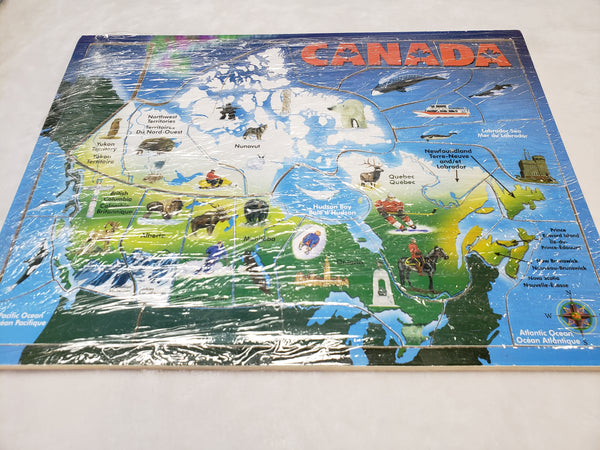 Melissa & Doug Wooden Canada Map Puzzle