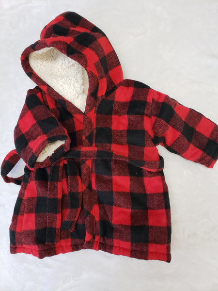Indigo Baby Plush Housecoat