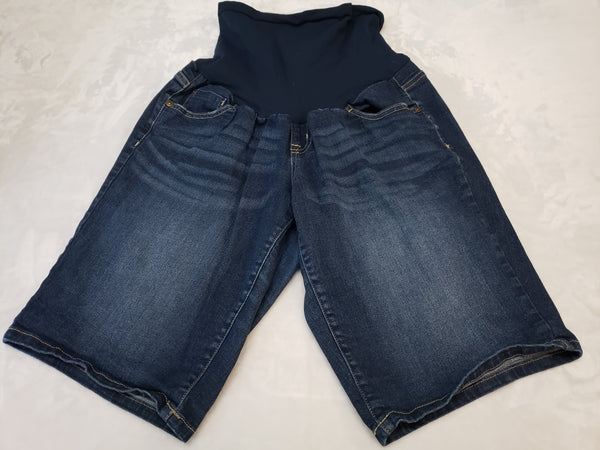 Indigo Blue Maternity Jean Shorts