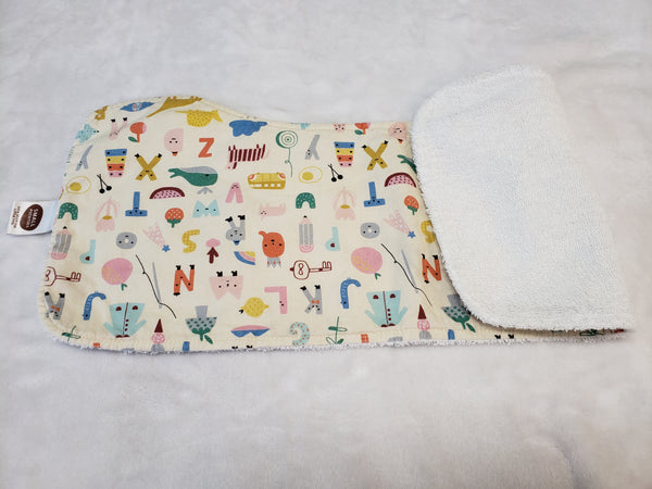 Small Potatoes Burp Cloth