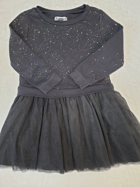 Old Navy Sparkle Tulle Sweatshirt Dress