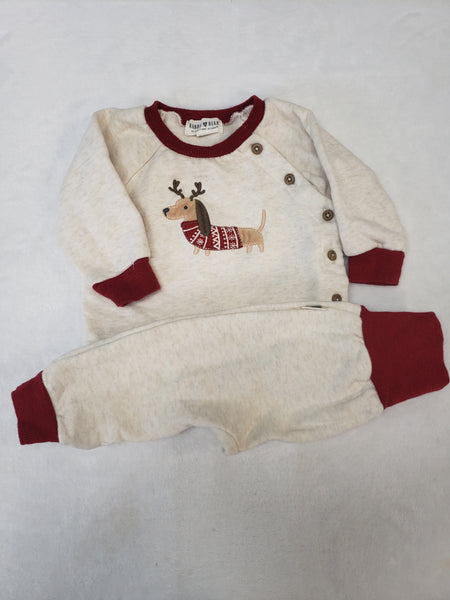 Rabbit + Bear 2pc Organic Cotton Sweatsuit