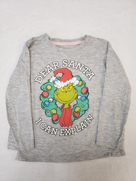 Grinch Sparkle Long Sleeve Top