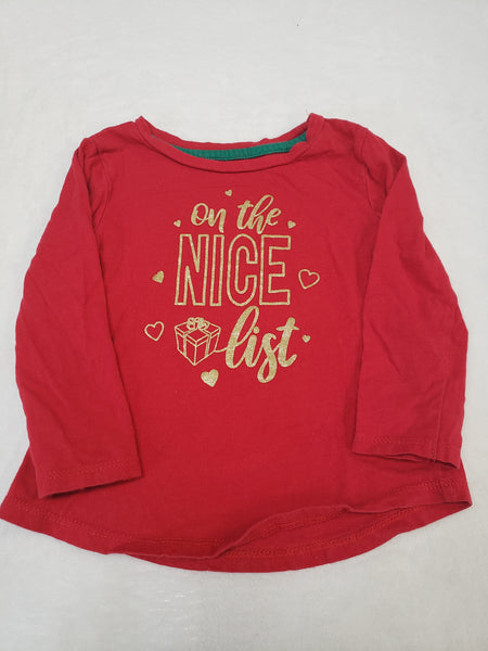 George Sparkle Long Sleeve Top