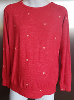 David Britton Buffalo Maternity Knit Sweater Pre & Post Wear