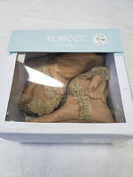 Robeez Soft Sole Faux Fur Lined Leather Boots