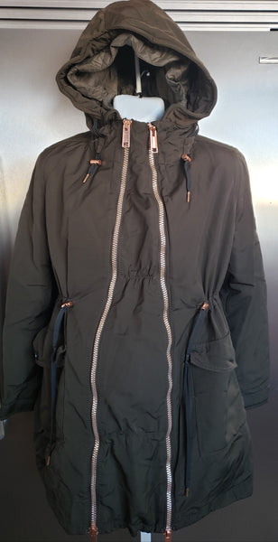 Thyme Maternity 3-in-1 Coat with added front panel