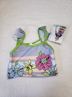 Lime Apple Swim Top UPF50+