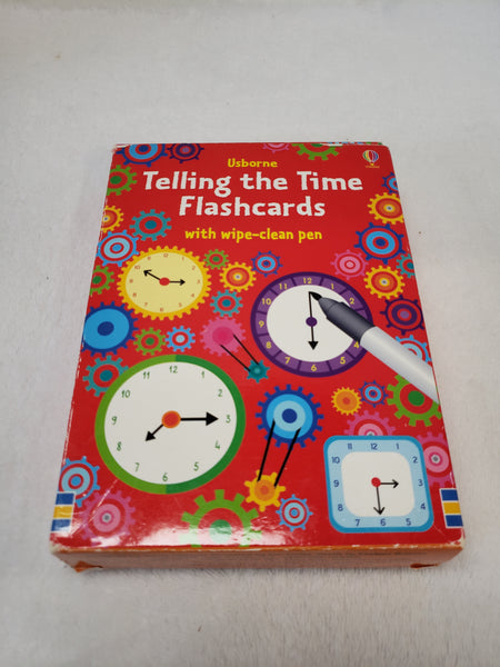 Usborne Wipe Clean Tellings Time flashcards