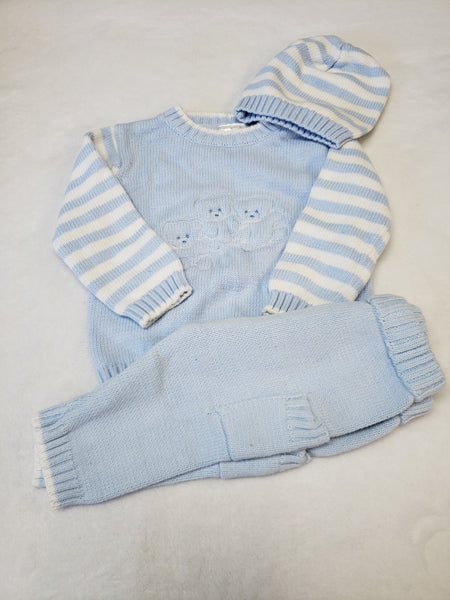 Tots 5th Avenue Knit 3pc Outfit