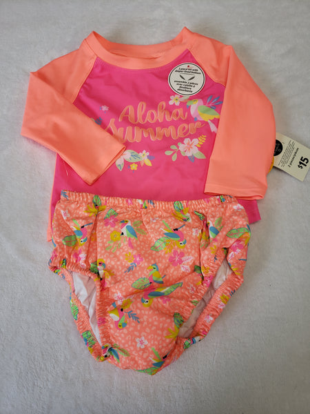 George 2pc Swimsuit UPF 50+