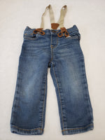 Oshkosh Jeans with Sparkle Suspenders