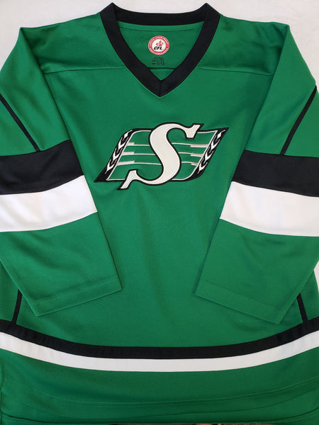 Saskatchewan Roughriders Hockey Style Jersey