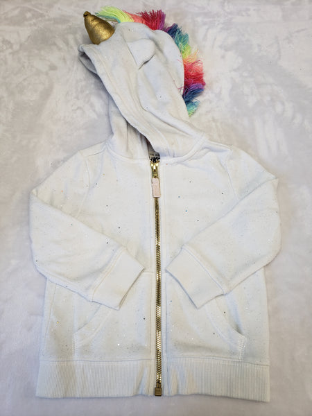 Oshkosh Sparkle Unicorn Zip-up Hoodie