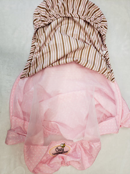 Cozy Sun and Bug Bucket Car Seat Cover