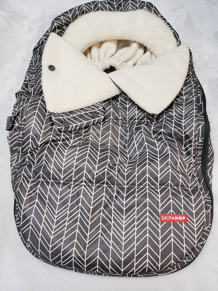 Skip Hop Stroll & Go Fleece Lined Shower Cap Car Seat Cover