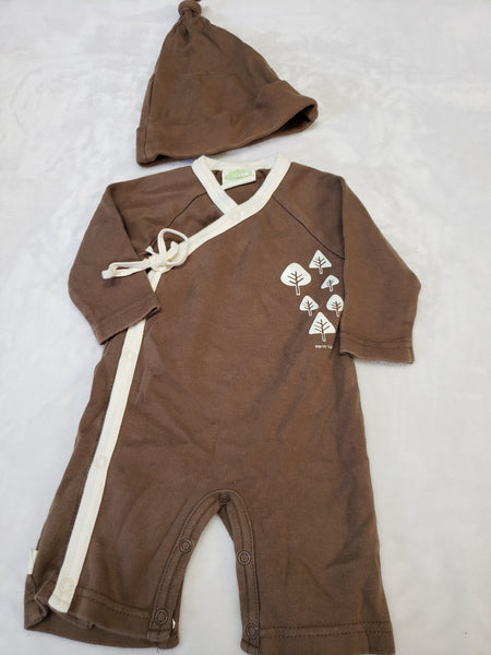 Parade Organic Cotton Romper with Hat