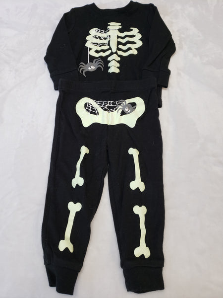 George 2pc Glow in the Dark Pj's