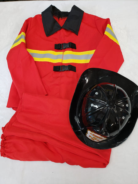 Fire Fighter 4pc Costume -has axe not shown