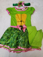 TMNT 3pc Shiny Costume