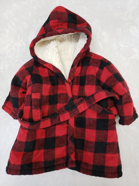 Indigo Baby Fleece Lined Housecoat