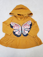 Carter's Sparkle Hooded Long Sleeve Top