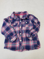 Carter's Flannel Long Sleeve Top