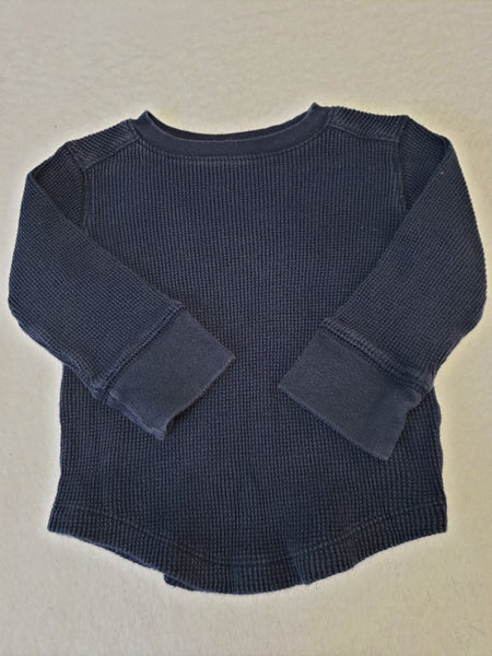 Gap Waffle Knit Long Sleeve Top