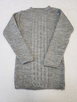 Grey Knit Sparkle Sweater Dress