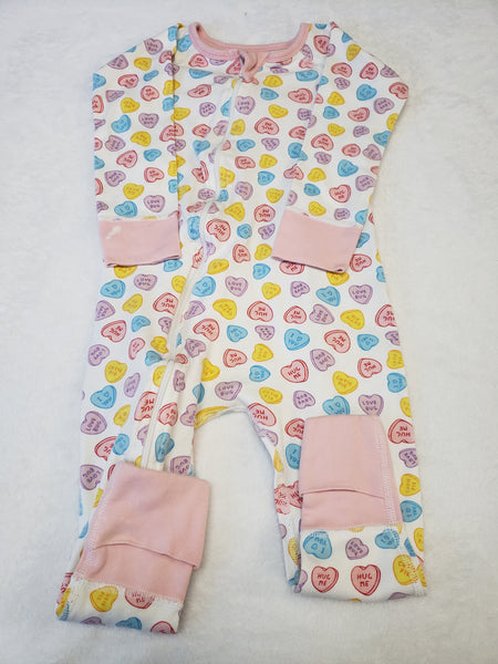 Happy Jammy Organic Cotton Footless Sleeper 2-way Zipper