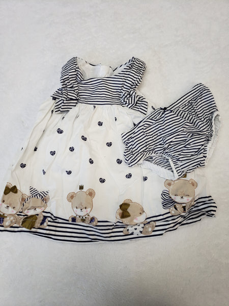 Mayoral Dress with Diaper Cover