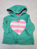 Carter's Sparkle  Zip-up Hoodie