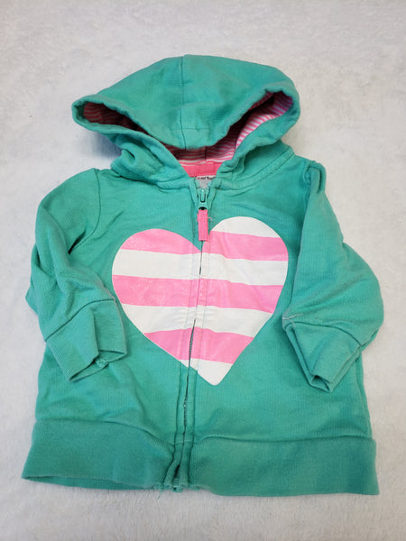 Carter's Sparkle  Zip-up Hoodie