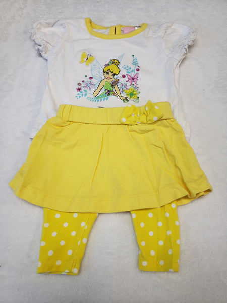 Disney Tinkerbell 2pc Outfit