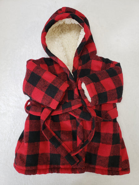 Indigo Baby Sherpa Lined Housecoat