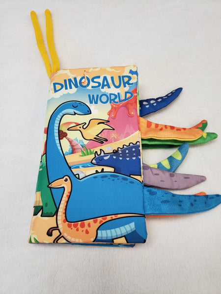 Dinosaur World Crinkle Sensory Book