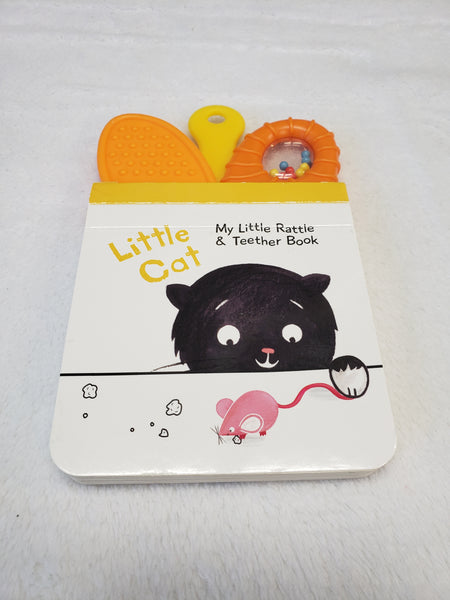 LIttle Cat Rattle & Teether Book
