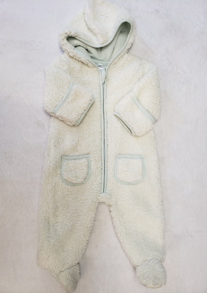 Indigo Baby Light Green Sherpa Outdoor Suit