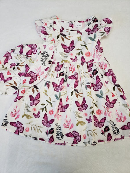 Butterfly Dress with Hat