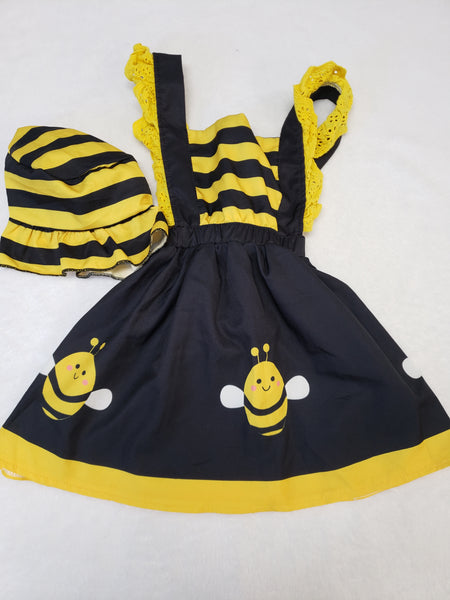 Bee Dress with Hat