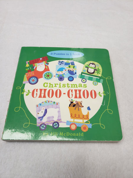 Brand New Christmas Choo-Choo Book and Puzzle Book