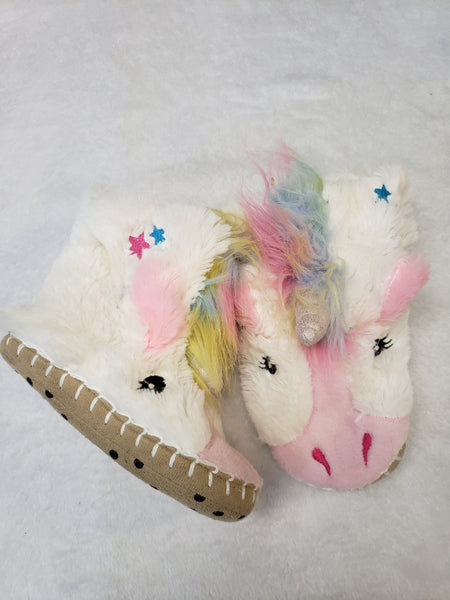 Little Blue House Plush Slippers